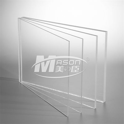 Placa plástica de acrílico resistente del rasguño resistente ULTRAVIOLETA 4x8 del plexiglás