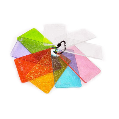 Hoja de acrílico 100% del brillo colorido rígido de la Virgen PMMA 2m m 3m m 5m m