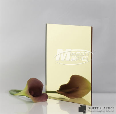 Rollo flexible Rose Gold Mirror Acrylic Sheet 4x8 de la hoja del espejo