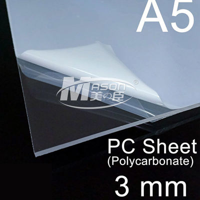 Uso transparente de la hoja 3m m 4m m 5m m del policarbonato del tablero de PC para la publicidad