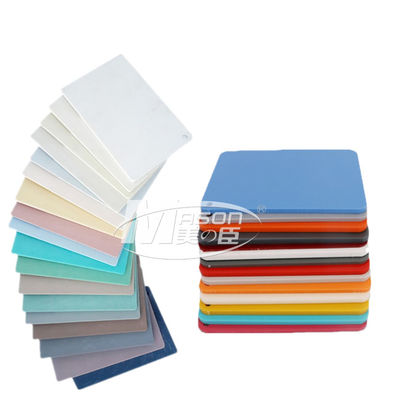 Hoja plástica coloreada sólida del ABS del acrilonitrilo 5m m a prueba de ácido