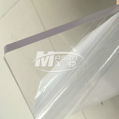 hojas plásticas 0.9m m finas transparentes 1.29g/cm3 de 4x8 pie PETG