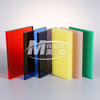 material de acrílico del Muttahida Majlis-E-Amal de la hoja del plexiglás de 2.8m m del color azul opaco del vidrio
