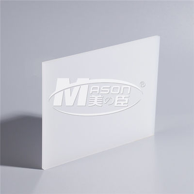 Pies transparentes de Opal White Color Acrylic Sheet 4x8