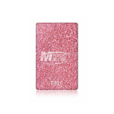 Hoja de acrílico del plexiglás de la hoja del oro del brillo rosado colorido del acrílico 1/8 pulgada 3m m