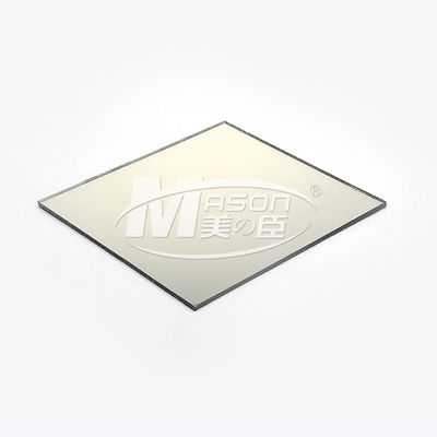 5m m lado de plata PMMA del espejo de 1220 x de 1830m m del oro plástico de la hoja un