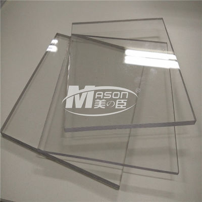 Alta hoja clara brillante atractiva y durable 1.8m m del policarbonato transparente
