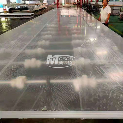 hojas de cristal de acrílico de 70m m 80m m para las hojas del plexiglás del acuario