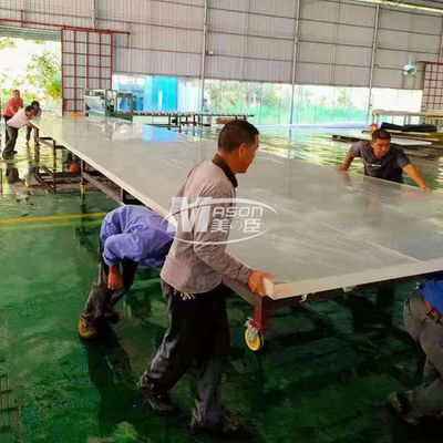 hojas de cristal de acrílico de 70m m 80m m para las hojas del plexiglás del acuario