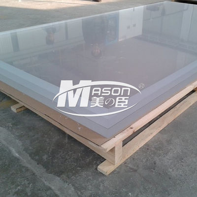 hoja plástica transparente 300m m de marcha del rasguño 4x8 del vidrio resistente óptico del plexiglás