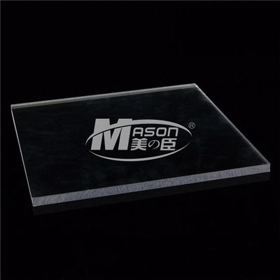 hoja plástica transparente 300m m de marcha del rasguño 4x8 del vidrio resistente óptico del plexiglás