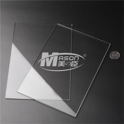 El plástico de Mason Heat Resistant Clear Acrylic cubre Pespex para el guardia del estornudo