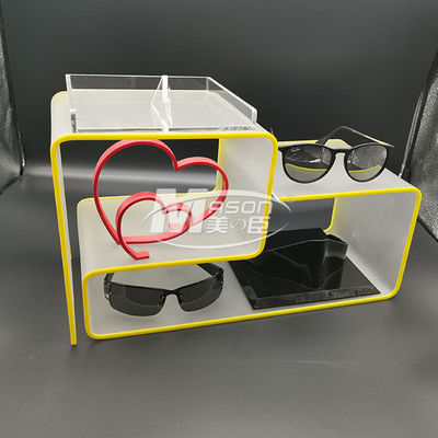 muestra de acrílico de Accrylic de la caja de la fabricación de 10m m de la exhibición de acrílico de encargo del acrílico
