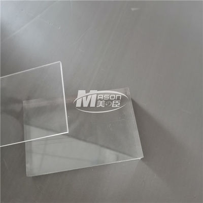 hoja plástica de acrílico del plexiglás claro de acrílico resistente del plexiglás del rasguño 1220x2440 de 6m m