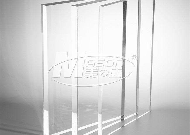 El panel claro transparente del plexiglás echó láminas de plástico 1220x2440m m blancas de acrílico