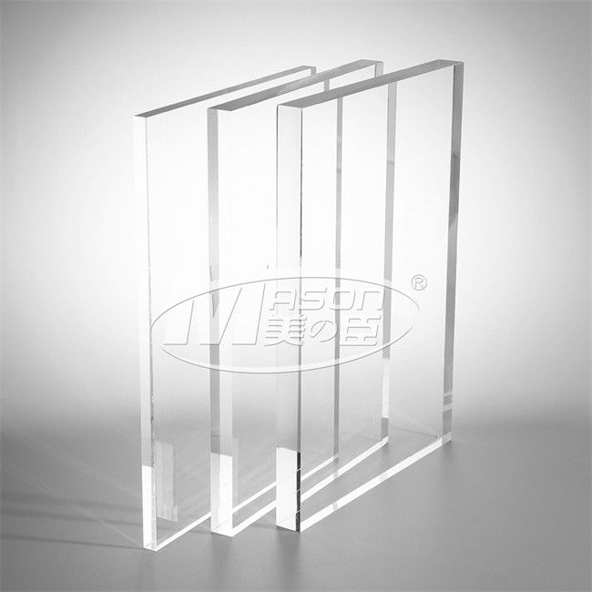 el panel plástico de acrílico del plexiglás claro resistente del plexiglás del rasguño de 6m m para la puerta