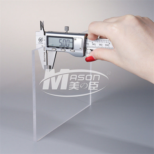 plexiglás de acrílico resistente PMMA plástico del rasguño de 1/4inch los 4x6FT