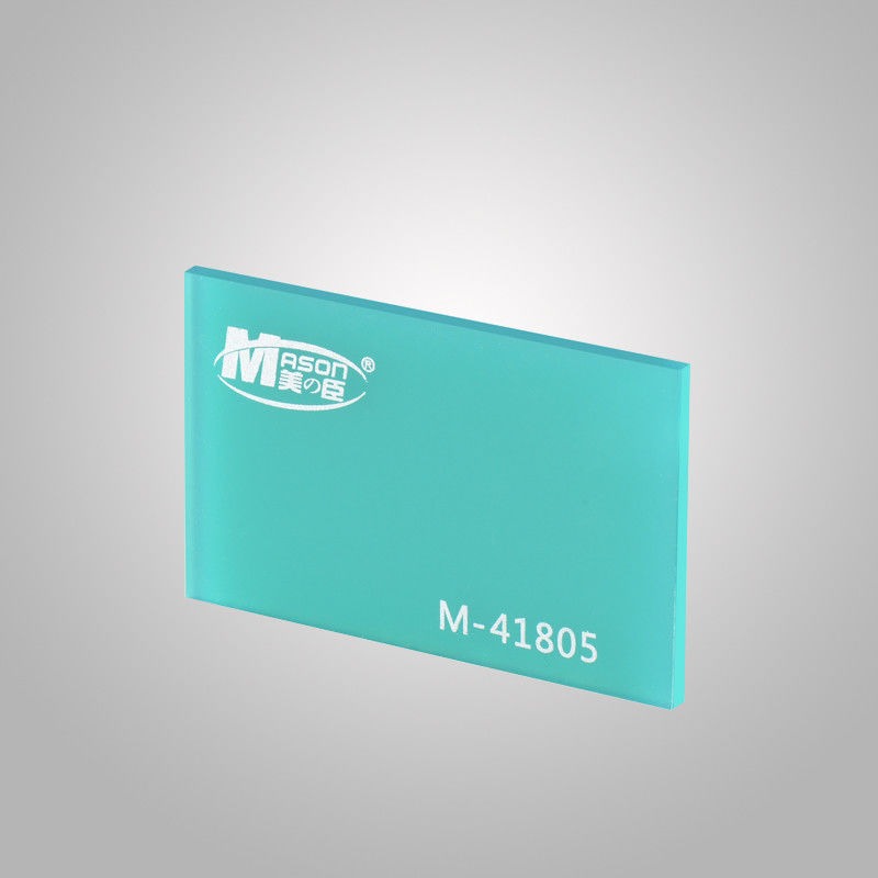 Láminas de plexiglás de color fundido Azul 4x8 pies Paneles de plástico para paredes