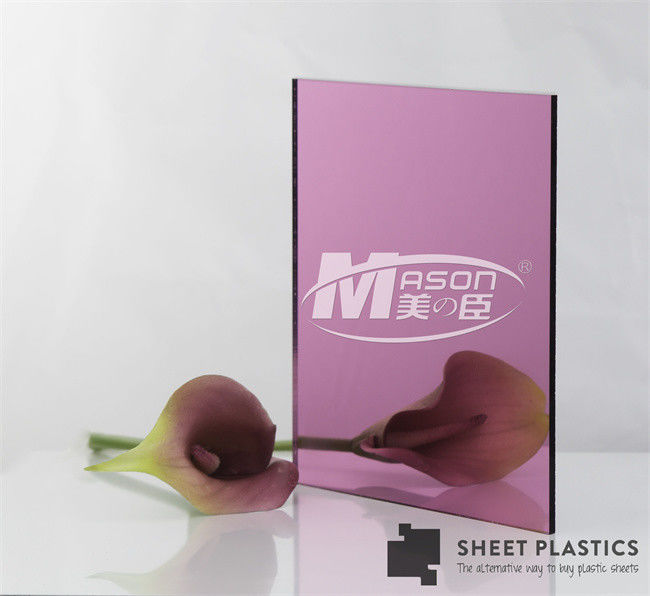 Rollo flexible Rose Gold Mirror Acrylic Sheet 4x8 de la hoja del espejo