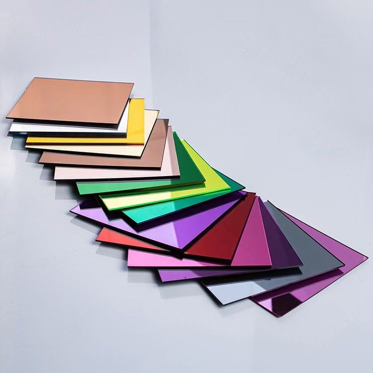 hoja los 4FT los X 8FT de 1m m 2m m 3m m Rose Gold Acrylic