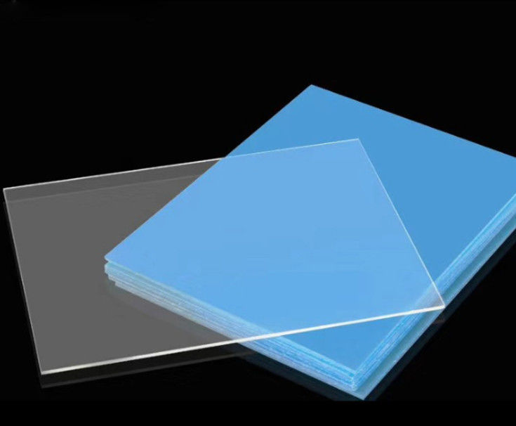 Hojas plásticas rígidas transparentes del PVC con la película protectora del PE
