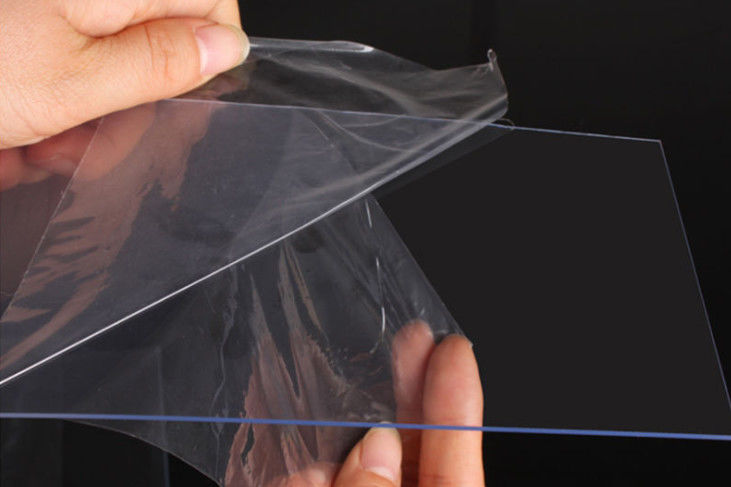 hoja plástica rígida 0.5m m transparente de la hoja 4x8 pie del PVC de 0.3m m