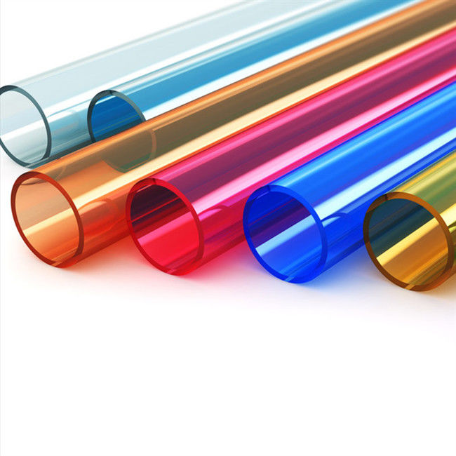 Alto plexiglás de acrílico mecánico 2m m de Roces de los tubos del color de la fuerza y de la rigidez los 2m