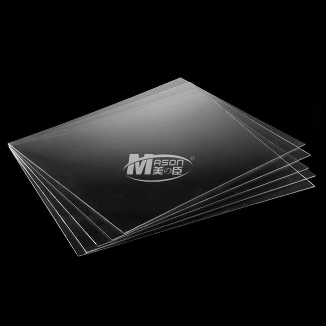 hoja Petg del plástico transparente del grueso de 0.9m m 1m m 2m m para adornar