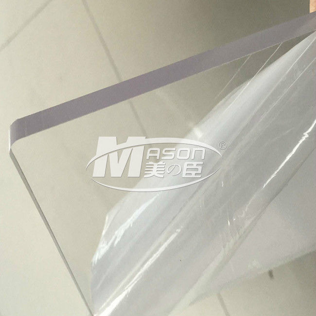hojas plásticas 0.9m m finas transparentes 1.29g/cm3 de 4x8 pie PETG