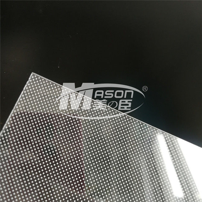 el panel 1220X2440m m de acrílico LGP PMMA de la guía ligera de 3m m utiliza para encender la muestra