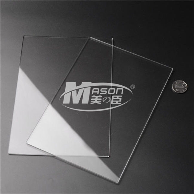 El plástico de Mason Heat Resistant Clear Acrylic cubre Pespex para el guardia del estornudo