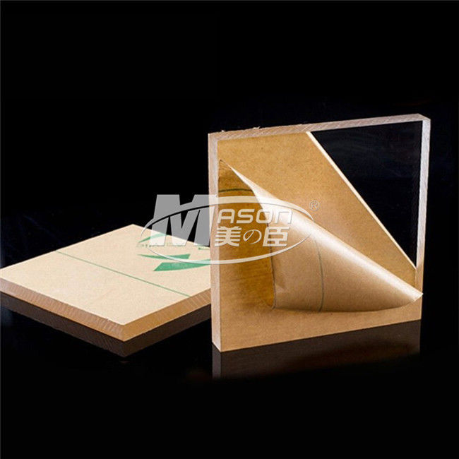 hoja plástica transparente 300m m de marcha del rasguño 4x8 del vidrio resistente óptico del plexiglás