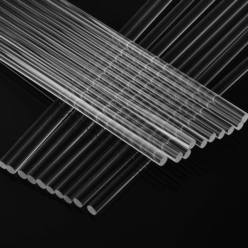 cortina de acrílico transparente clara Rod Exruded Clear Acrylic Bar Roces de 120m m