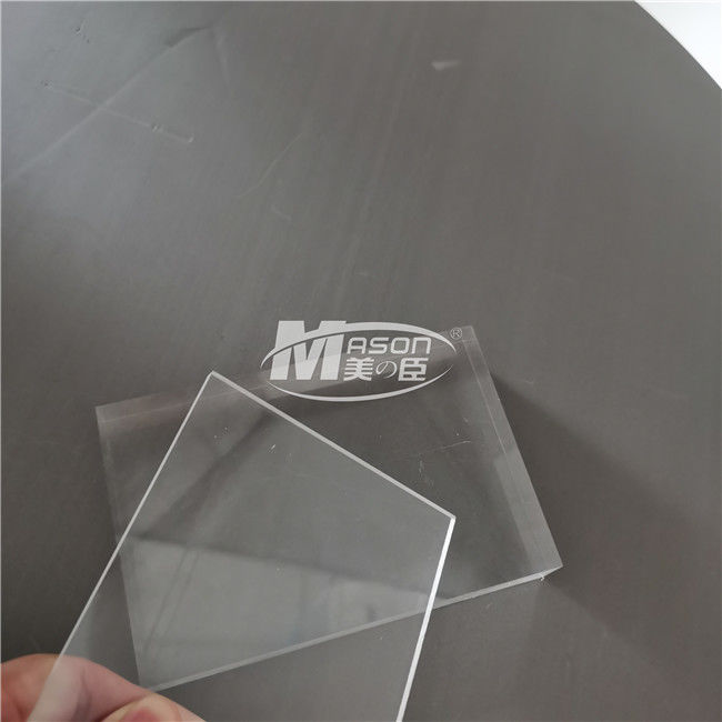 hojas de acrílico del plástico transparente de la hoja de la prueba gruesa del rasguño de 10m m