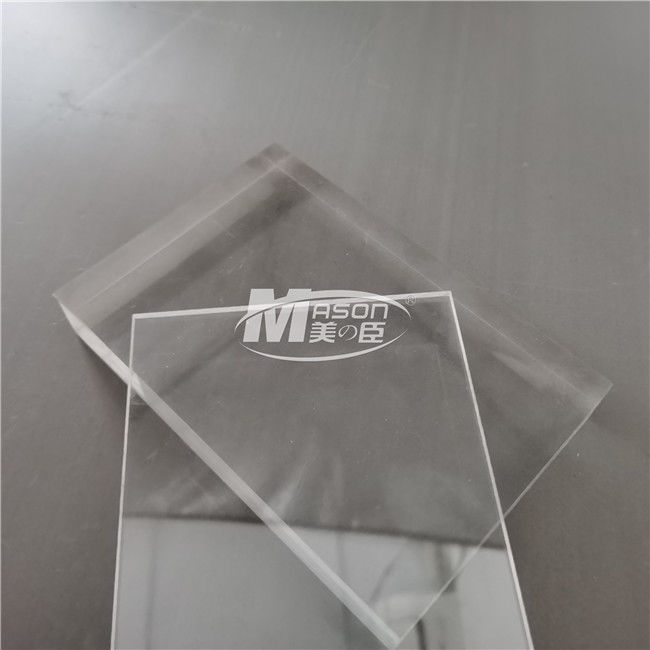 3 milímetros 4' plásticos seguros PMMA estático anti de la hoja de acrílico del ESD del claro de X8