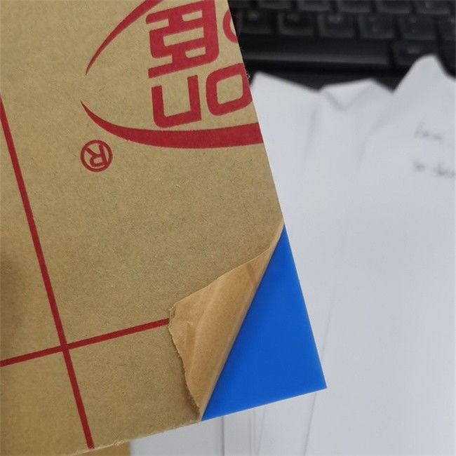 material de acrílico del Muttahida Majlis-E-Amal de la hoja del plexiglás de 2.8m m del color azul opaco del vidrio